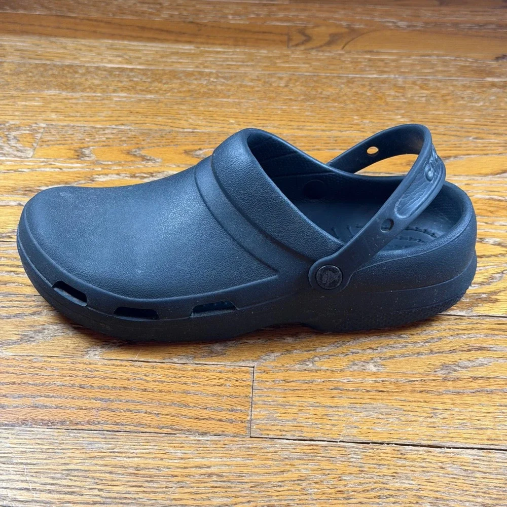 Crocs Specialist II Work Clogs Mens 10 Black Professional Service Shoes